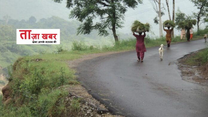 Woman slipped into the ditch Sujanpur Hamirpur Himachal