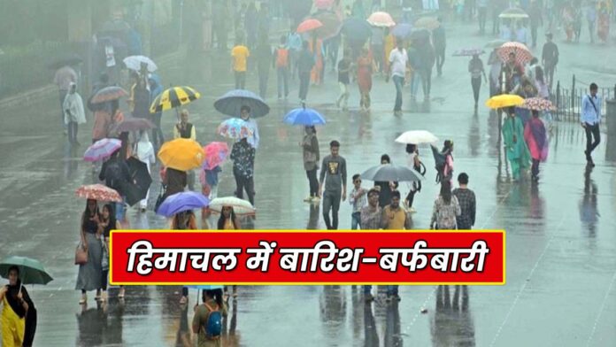 rain and snowfall in Himachal