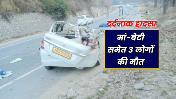 Road accident in 16 miles of Ujhi valley Kullu